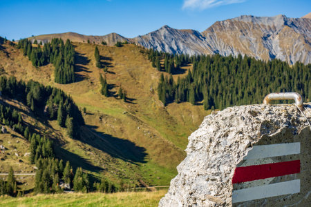 autumn time in Switzerlandの写真素材