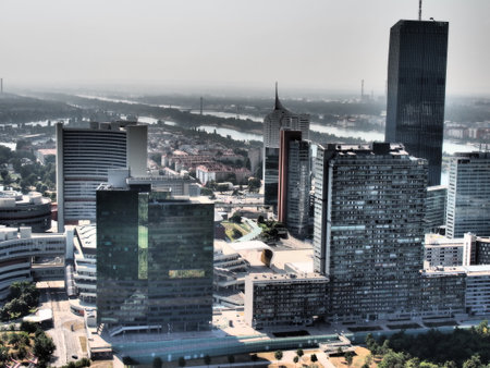 the city of Vienna in Austriaの写真素材