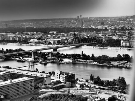 the city of Vienna in Austriaの写真素材