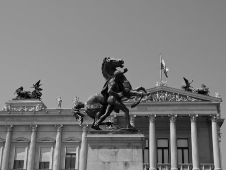the city of Vienna in Austriaの写真素材