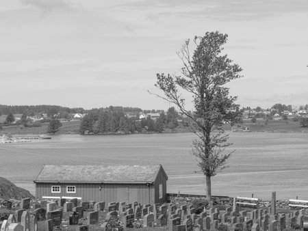 the city of Haugesund in Norwayの写真素材