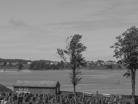 the city of Haugesund in Norwayの写真素材