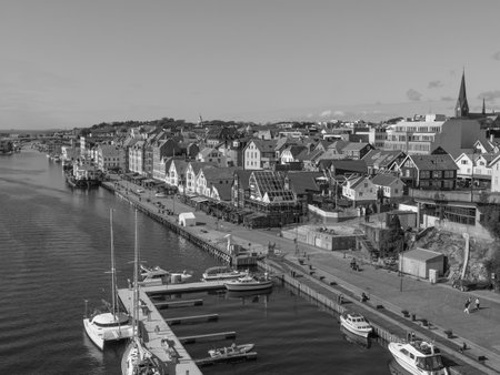 the city of Haugesund in Norwayの写真素材