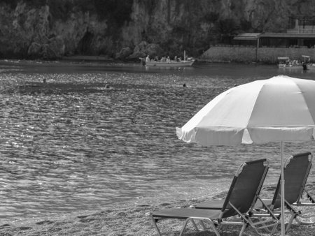 Corfu island in Greeceの写真素材