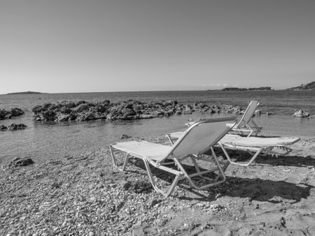 Katakolon at the Mediterranean Sea in Greeceの写真素材
