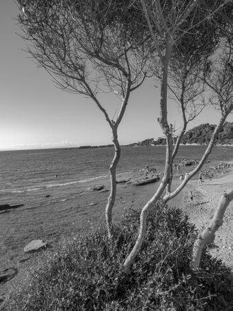 Katakolon at the Mediterranean Sea in Greeceの写真素材
