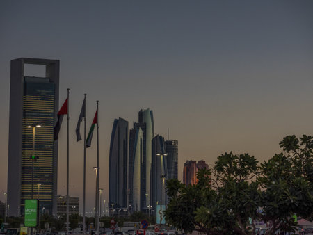 Abu Dhabi in the UAEの写真素材