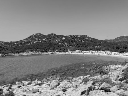 the island of Sardinia in Italyの写真素材