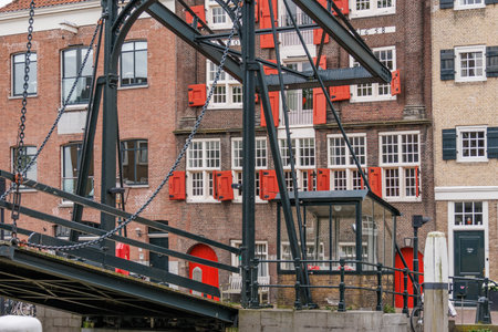 the city of Dordrecht in the Netherlandsの写真素材