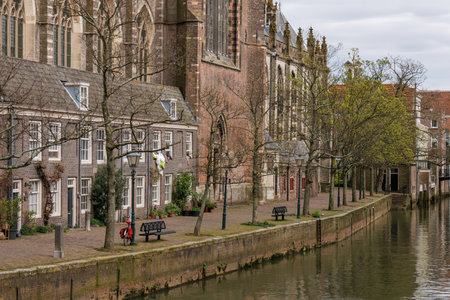 the city of Dordrecht in the Netherlandsの写真素材
