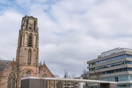 the city of Dordrecht in the Netherlandsの写真素材