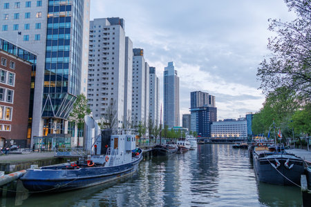 Rotterdam in the Netherlandsの写真素材