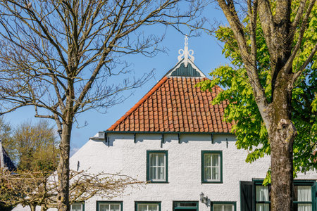 the island of Ameland in the Netherlandsの写真素材