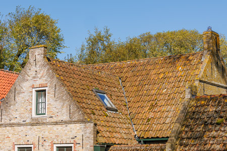 the island of Ameland in the Netherlandsの写真素材