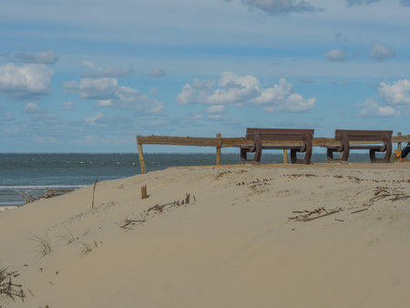 the island of Ameland in the Netherlandsの写真素材