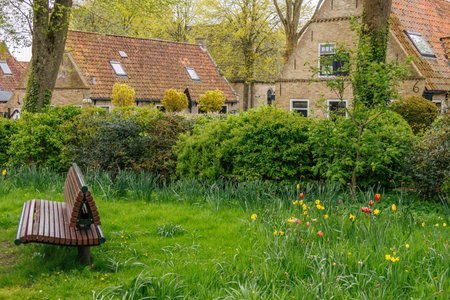 the island of Ameland in the Netherlandsの写真素材
