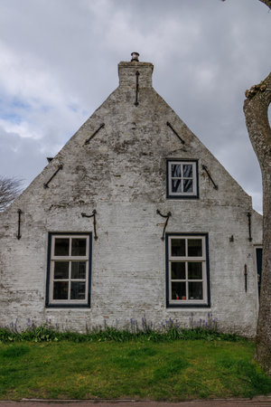 the island of Ameland in the Netherlandsの写真素材