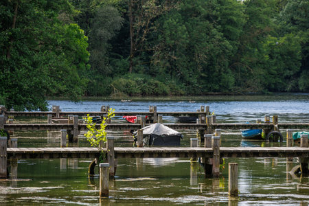 lake in westphaliaの写真素材