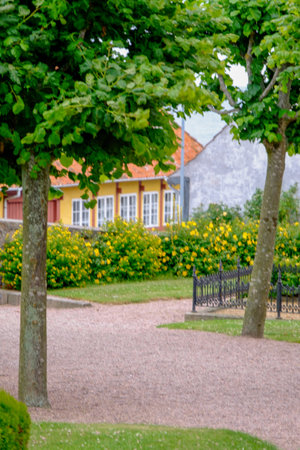 Svaneke on Bornholm Island in Denmarkの写真素材