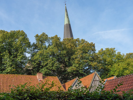 Billerbeck city in westphaliaの写真素材