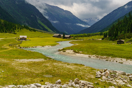 Summer time in the Austrian Alps near Mittersill