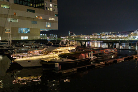 the city of Amsterdam in the Netherlandsの写真素材