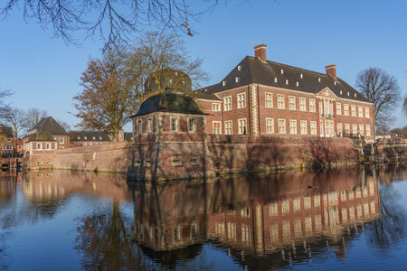 Ahaus Castle in Westphaliaの写真素材