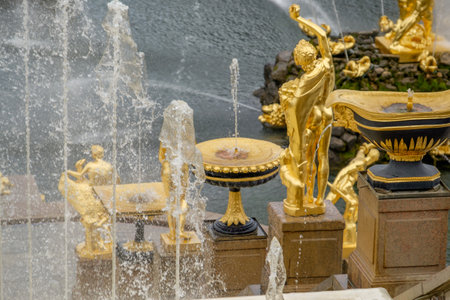 The city of Saint Petersburg in Russiaの写真素材