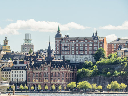 Stockholm city in Swedenの写真素材