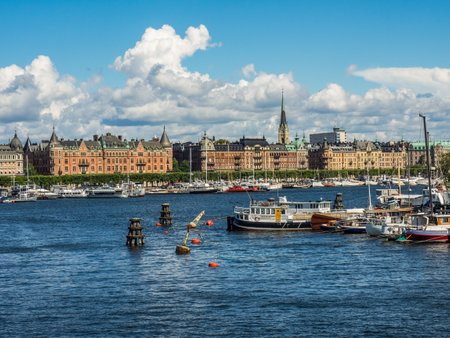 Stockholm city in Swedenの写真素材