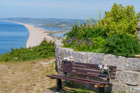 the isle of portland in englandの写真素材