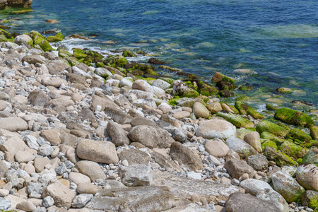 the isle of portland in englandの写真素材