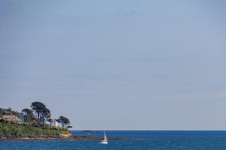 Falmouth in Cornwallの写真素材