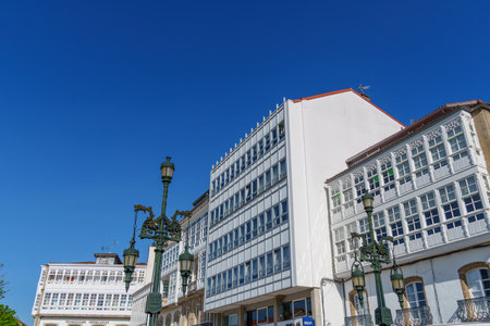 the old city of Bezantos in Spainの写真素材