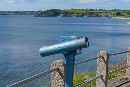 Cornwall and the city of Falmouthの写真素材