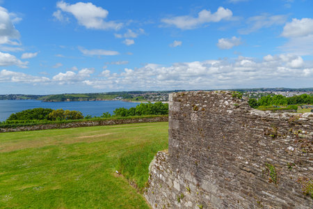 Cornwall and the city of Falmouthの写真素材