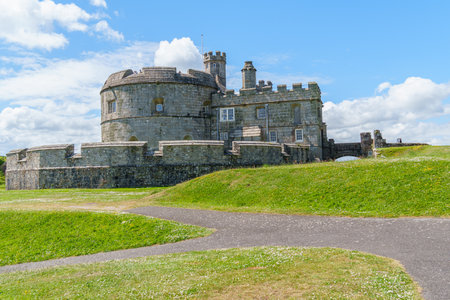 Cornwall and the city of Falmouthの写真素材