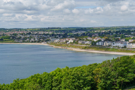Cornwall and the city of Falmouthの写真素材