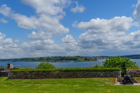 Cornwall and the city of Falmouthの写真素材