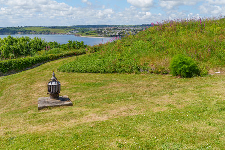 Cornwall and the city of Falmouthの写真素材