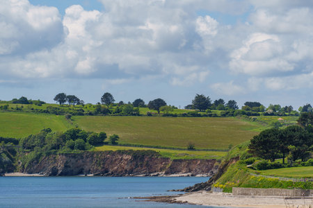 Cornwall and the city of Falmouthの写真素材