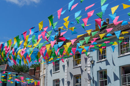 Cornwall and the city of Falmouthの写真素材