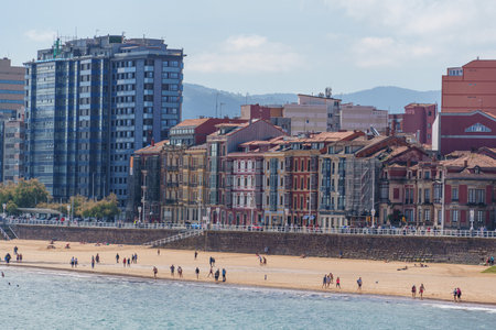 the city of Gijon in Spain