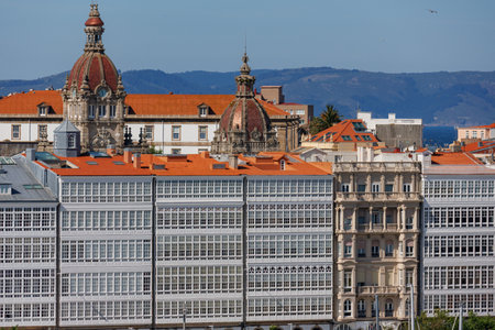 A CoruÃ±a in Spainの写真素材