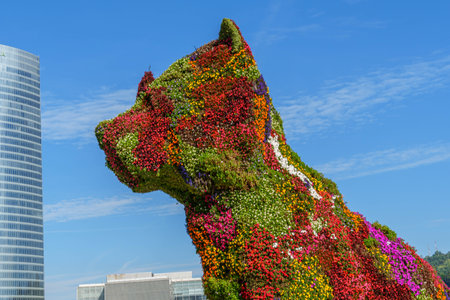 Blibao city in the basque landの写真素材