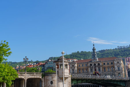 Blibao city in the basque landの写真素材