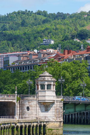 Bilbao city in the basque landの写真素材