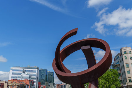 Bilbao city in the Basque Countryの写真素材