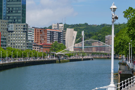 Bilbao city in the Basque Countryの写真素材