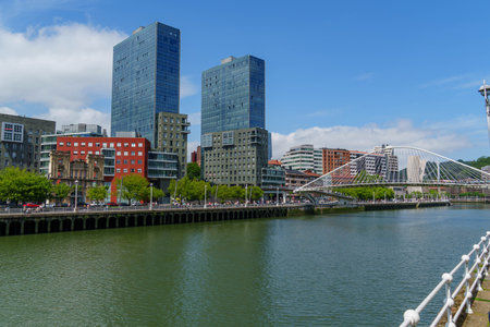 Bilbao city in the Basque Countryの写真素材